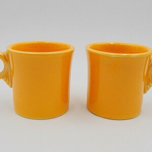 Fiesta Fiestaware Vintage Yellow Tom And Jerry Coffee Mug Ring Handle