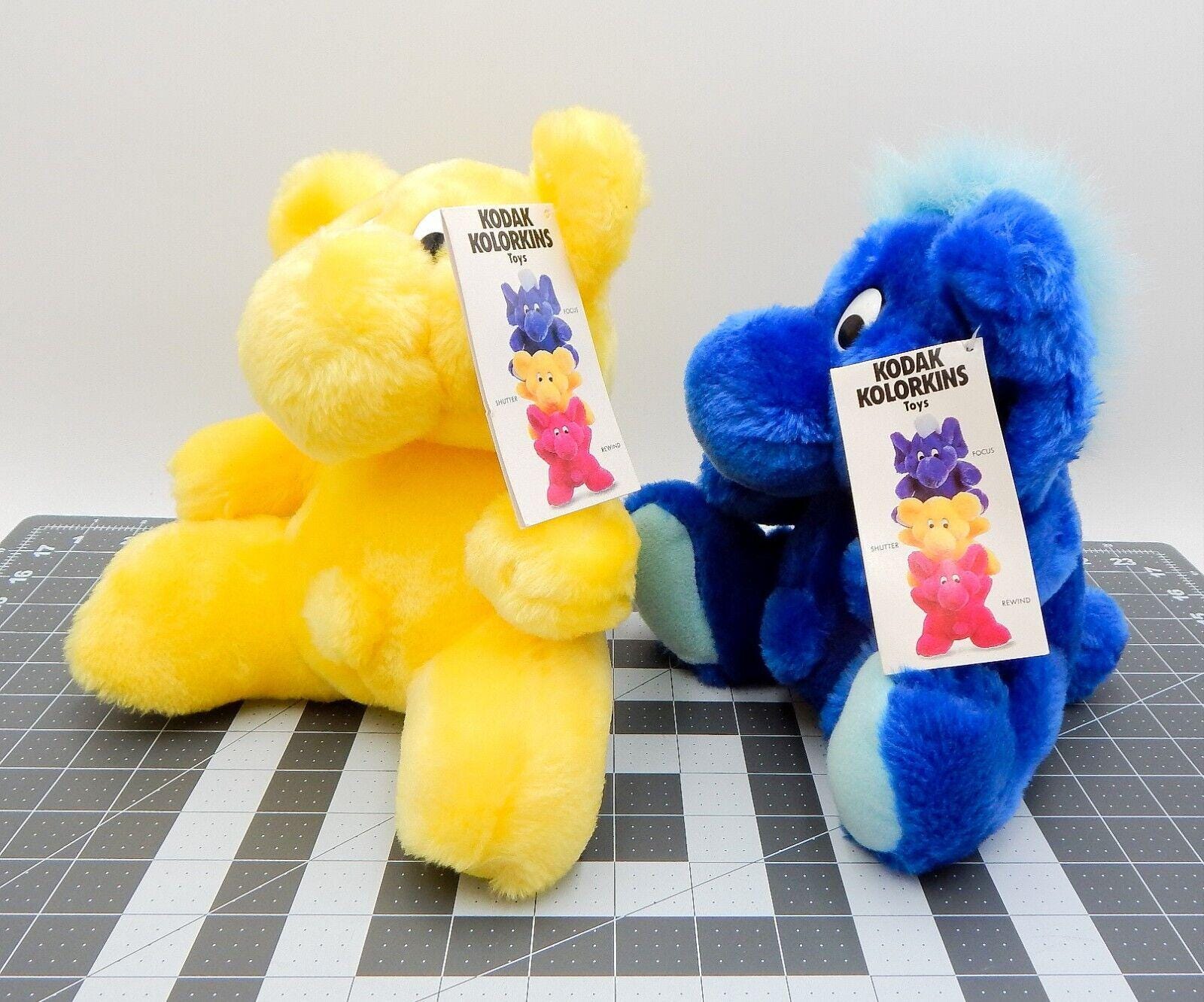 Kodak Kolorkins 10 in Plush 1991 Shutter & Focus Stuffed Animals S