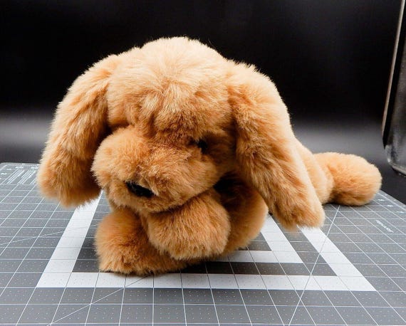 Gund Muttsy Dog Plush Lab Puppy Suede Paws Stuffed Animal Toy Retriever 18 Inch Etsy