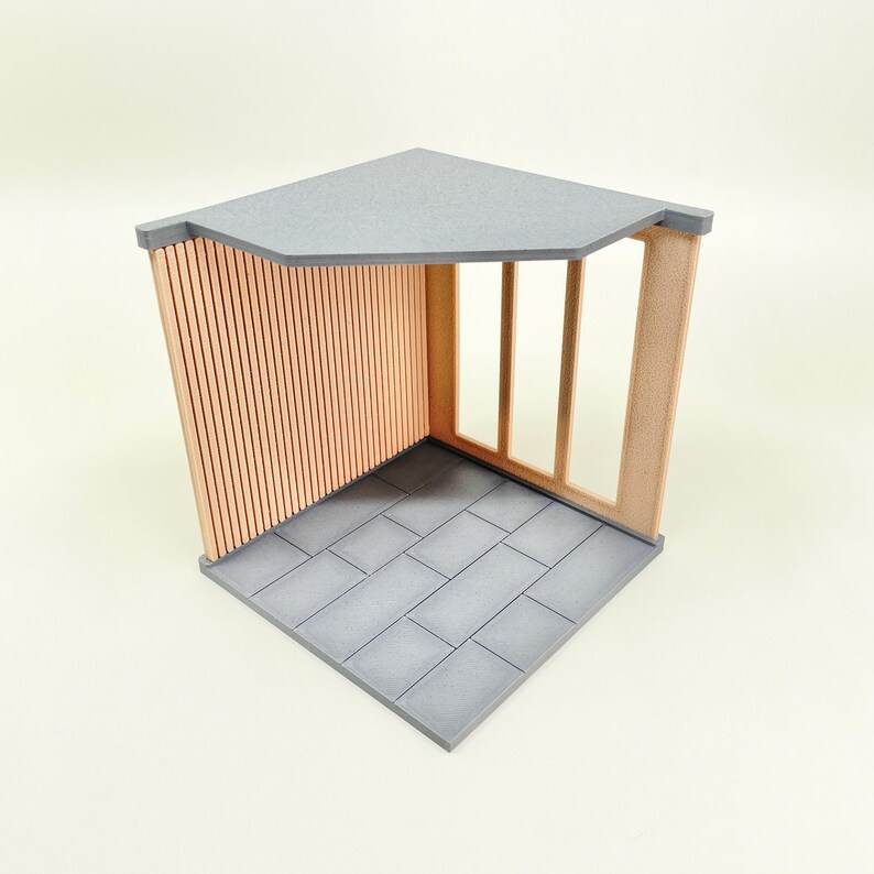 Modern Room Box 1:24 Easy DIY Kit Dollhouse Miniature - Etsy
