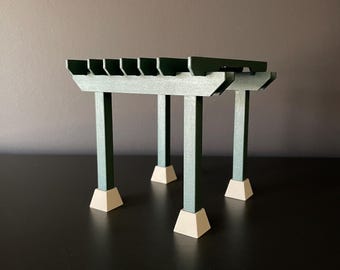 1:24 Kit fai da te per pergolato da giardino e patio