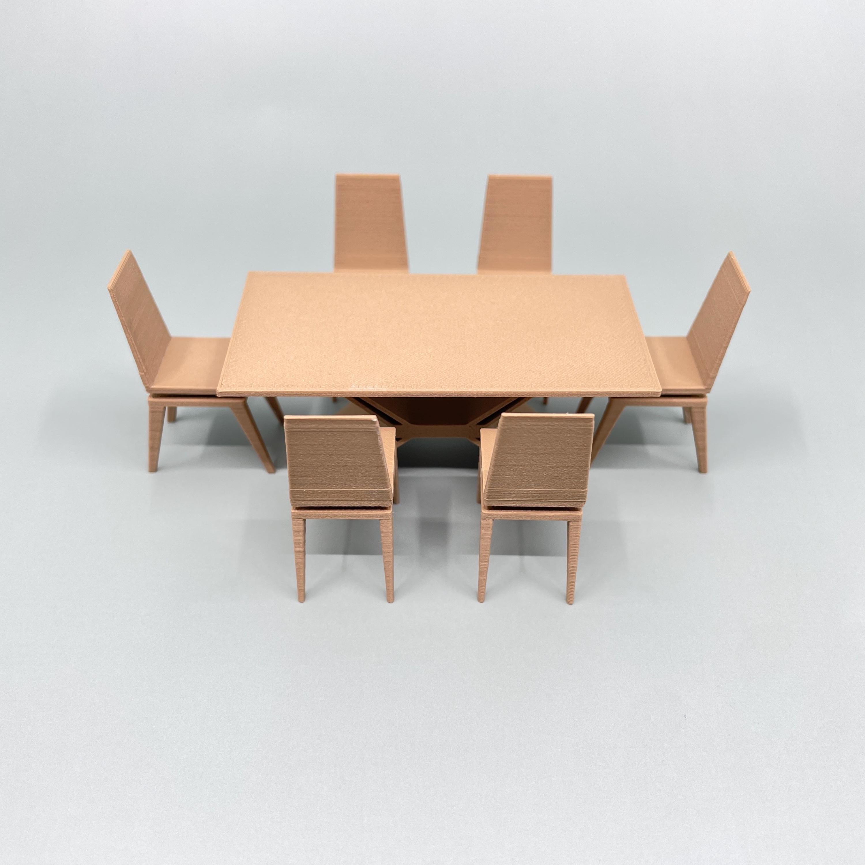 Dining Table and Chairs Kit Modern - Etsy