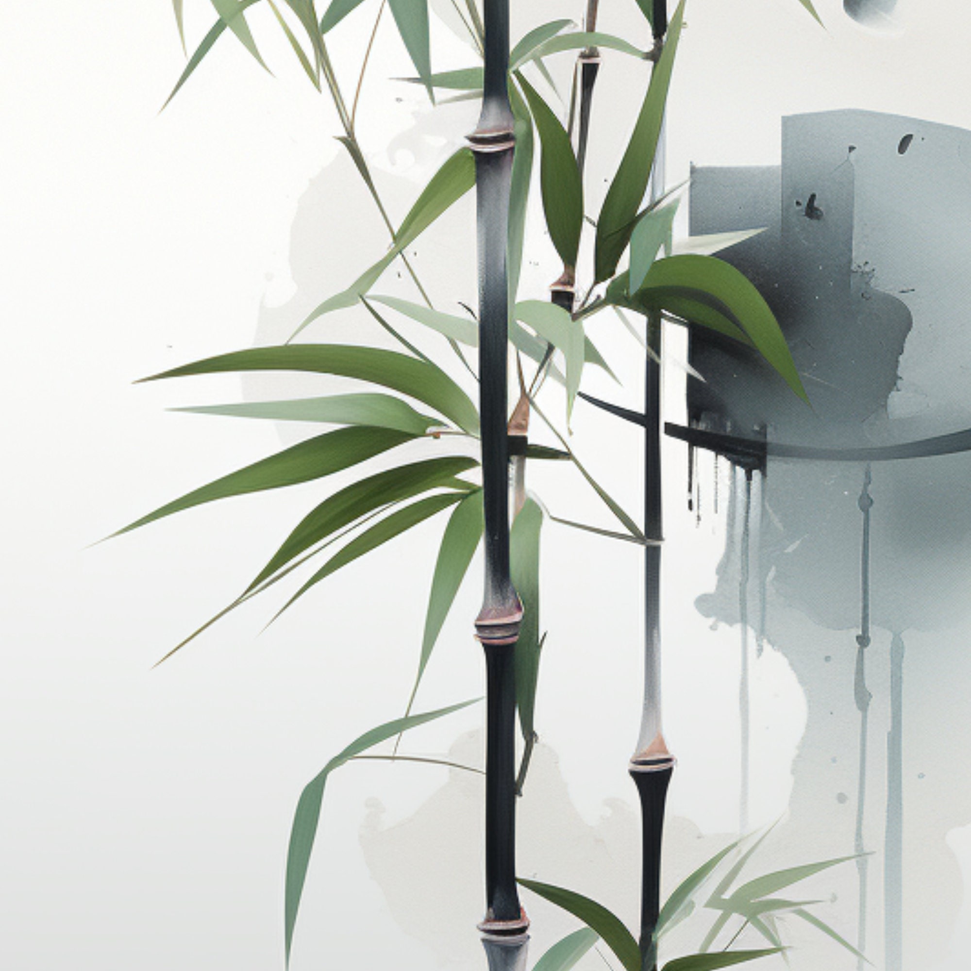 Bamboo Wall Art | Set of 2 Zen Wall Art, Japandi Decor, Minimalist ...