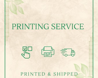 Print and Ship Service | Giclée Fine Art Paper, Watercolor Paper, or Cotton Canvas
