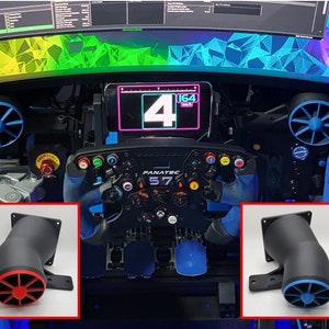 Sim Racing Wind Simulation Ducts (DIY) - 120mm or 140mm Fans