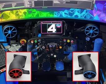 Sim Racing Wind Simulation Ducts (DIY) - 120mm or 140mm Fans