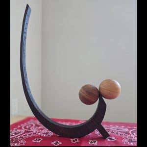 Rango Wood Sculpture | Abstract Minimalist Art | Balance Sculpture | Unique Gift | Made in California