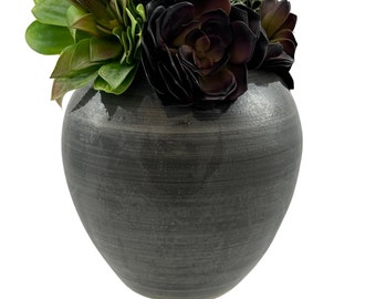 Orion Gray Vase