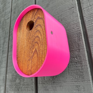 Modern Pop Pink Birdhouse