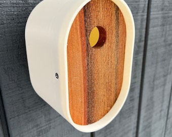 Modern Ecru Birdhouse