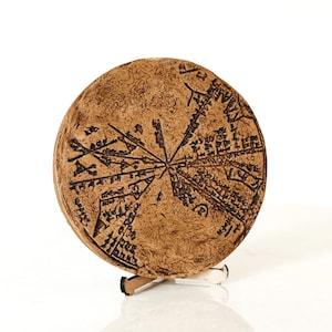 Sumerian Star Map Replica – Babylonian Planisphere K-8538 | Ancient Mesopotamian Astronomy Tablet | Museum-Quality Decor - by ArkeoArt