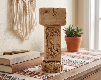 Gobekli Tepe Statue Replica • Ancient T-Pillar Sculpture • Neolithic Anatolian Artifact • Museum Decor • Archaeology Gift for History Lovers