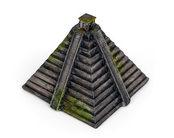 Chichen Itza Pyramid Sculpture – Hand-Painted Mayan Temple Replica, Ancient  Mesoamerican Decor, Archaeology-Inspired Gift by ArkeoArt
