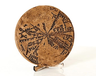 Babylonian Planisphere Star Map Replica, Ancient Sumerian Astronomy Tablet, Mesopotamian Artifact Sculpture, Museum Quality Decor - Etsy