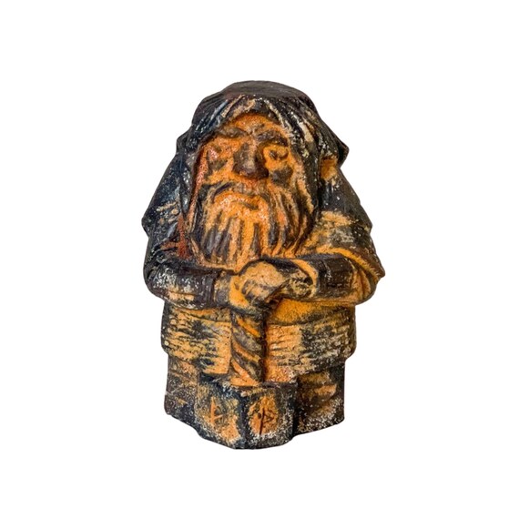 Statue Viking Odin Avec Marteau De Thor – Décoration Maison, Résine, Taille Miniature 5x6x10 Cm - 3