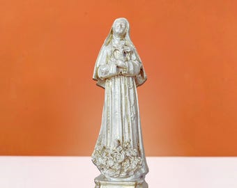 Handgefertigte Jungfrau-Maria-Statue, Religiöse Figur der Mutter Jesu, Katholisches Geschenk und Spirituelle Dekoration