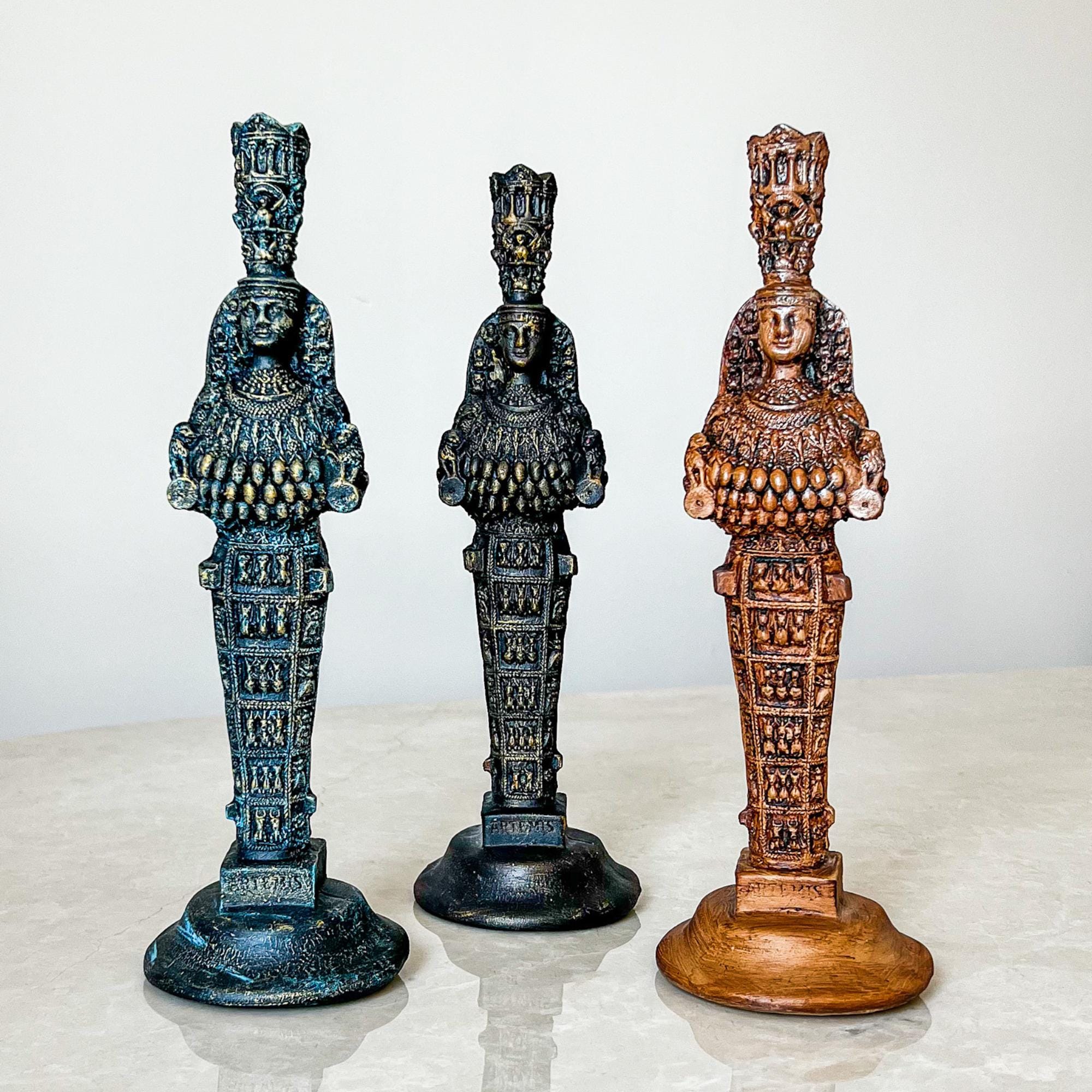 Artemis of Ephesus Statue: 35cm Fertility Goddess - Ancient Anatolia Replica