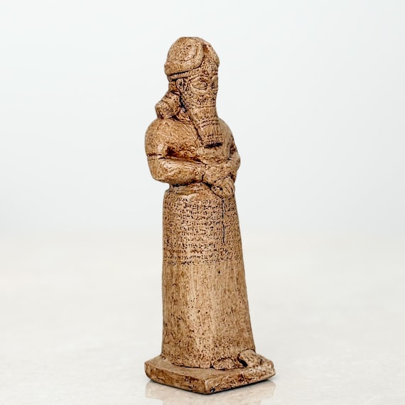 Nabu Statue  Mesopotamian God of Wisdom Sculpture, Babylonian Deity  Figurine, Ancient Artifact Replica, Museum Style Decor - Etsy