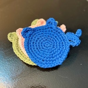 Crochet Cat Coasters