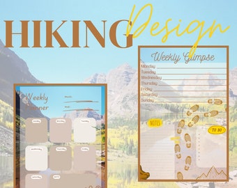 Plantilla de planificador semanal de Maroon Bells