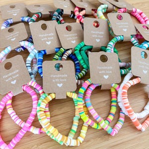Handmade Bead Bracelet Sets, Clay Bead Bracelets, Bracelet Stacks for women, gift for her kids bracelets, jewelry for women beaded bracelets
