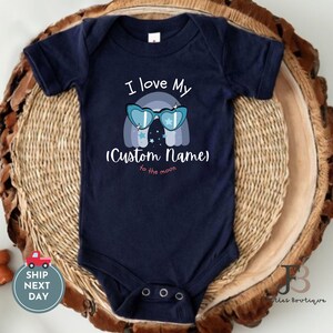 Personalized Baby Onesie: Celestial Newborn Outfit, Custom Name