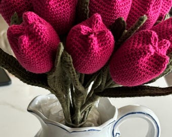crochet tulips