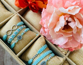 Macramé bracelet set