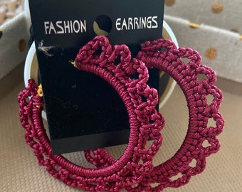 Crochet earings