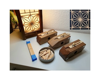 Kumiko Starter Kit Set Werkzeug Jigs Asanoha Anfänger DIY