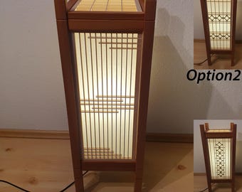 Japanese Kumiko Shoji Lamp Cedar Wood Configurable. 83 cm height