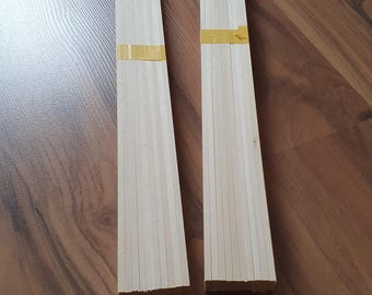 20x Kumiko strips / strips Linde Basswood 3 or 4 mm thick