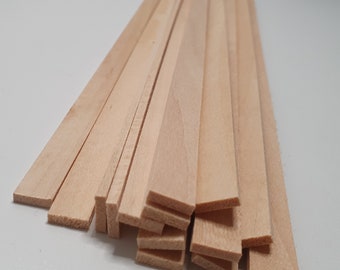 20x Kumiko Strips Linde Basswood Strips