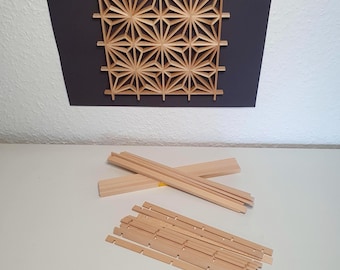 Kumiko kit Asanoha 2x2 DIY
