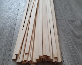 20x Kumiko strips / strips maple L=495 mm