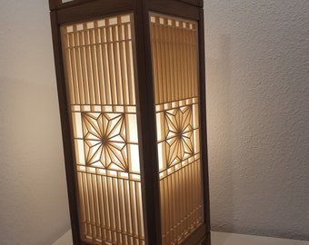 Japanse Kumiko Shoji Lamp Vloerlamp. 66cm hoogte