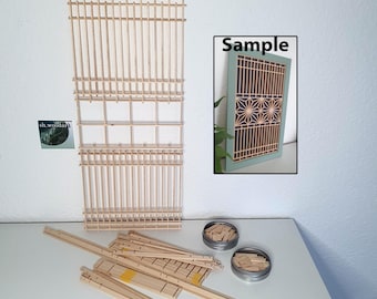 Kumiko single kit Asanoha picture DIY