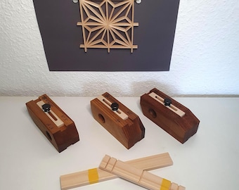 Kumiko Starter Kit Tool Asanoha Beginner Small Set Black DIY