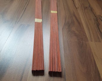 20x Kumiko strips / strips Padouk L=495 mm