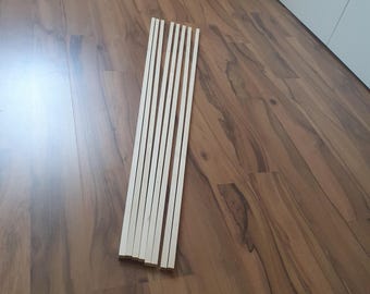 8x Kumiko strips 10 x 12 mm