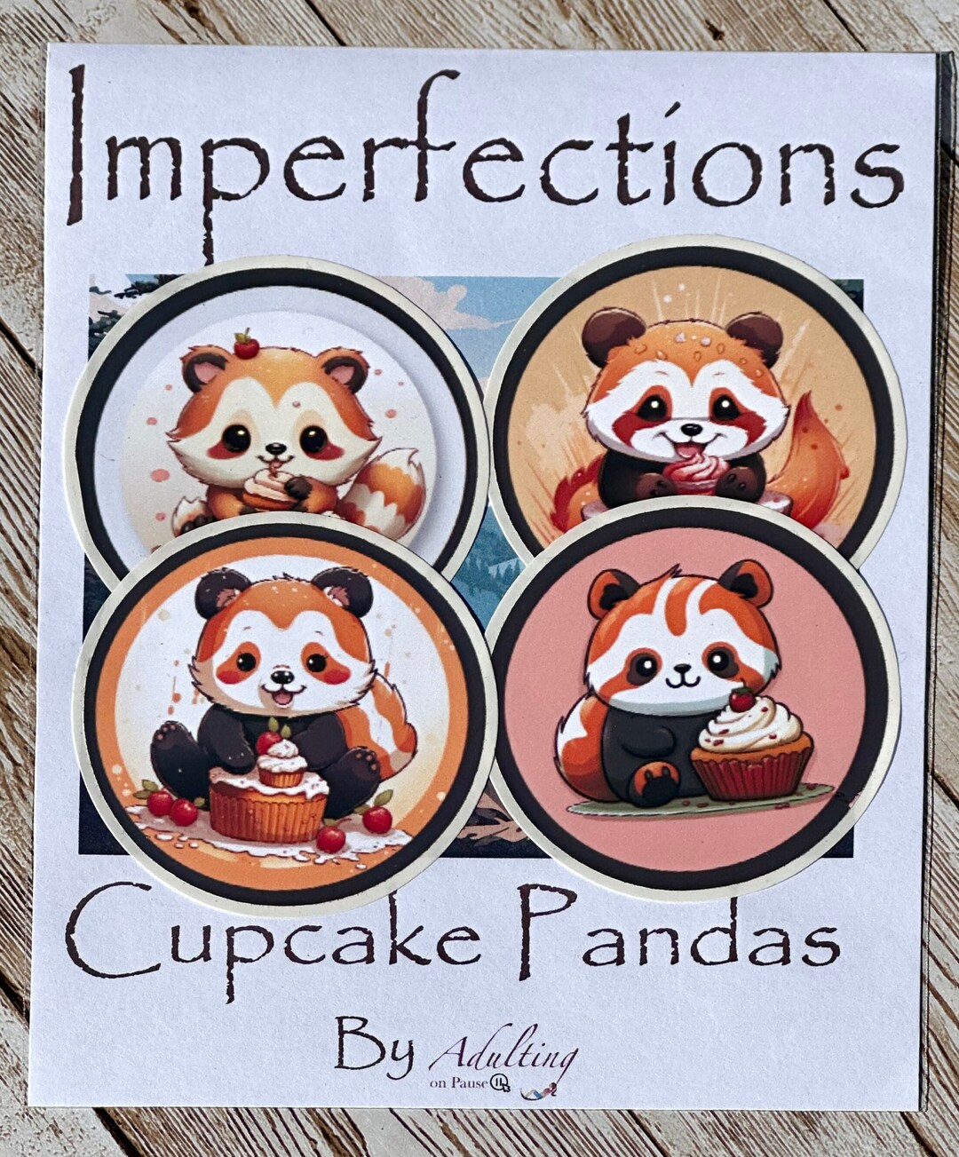 Red Panda Stickers | 4 Pk Red Panda Sticker Set | Cute Laptop/notebook ...