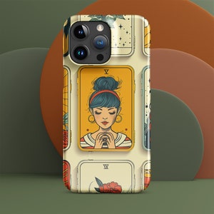 Tarot Design iPhone® Hülle spirituelles Design Handyhülle Grafikdesign Handyzubehör