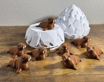 3D-geprinte Flexi Walrus Buddy