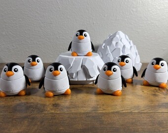 3D-geprint pinguïnbeeldje - Flexi Buddy