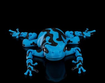 3D Gedruckt Flexi Poison Dart Frosch Fidget Spielzeug