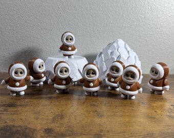3D-geprint beeldje Inuit - Flexi Buddy