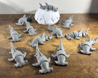 3D-geprinte hamerhaai Flexi Buddy