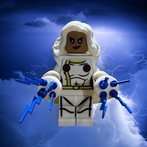 Marvels X-Men Storm Brick Buddy Collectible Iconic Superhero Toy Figure