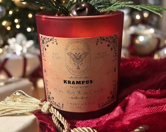 Krampus Candle 8 oz