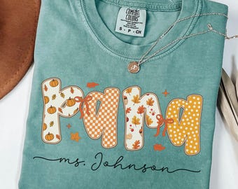 Custom Fall Paraprofessional Shirt, Paraprofessional Shirt Comfort Colors, Teacher Aide Gift, Inclusion Teacher Gift, Para Appreciation Gift